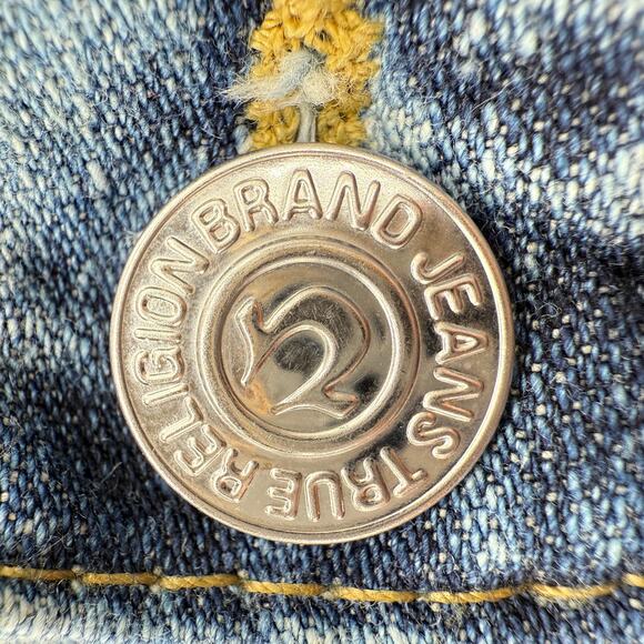 True Religion Blue Straight Men's Jeans - Picture 9 of 10